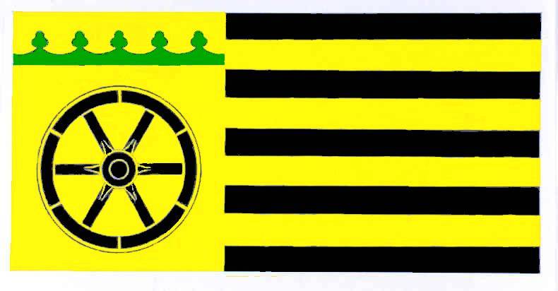 Flagge Gemeinde Wentorf b. Hamburg, Kreis Herzogtum Lauenburg